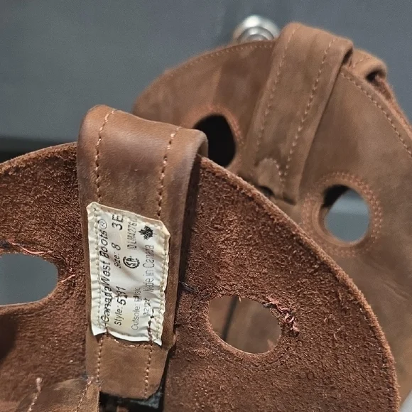 TC Dark Brown Western Boots - Picture 5 of 9